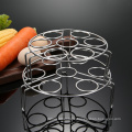 Egg Holder Stand Cooking Stackable Egg Rack Two Layer Stainless Steel Kitchen Trivet Instant Accessories Egg Steamer